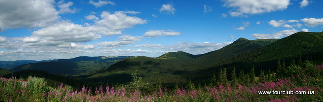 trekking in the Carpathians