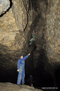 sonder route in Mlynky Cave