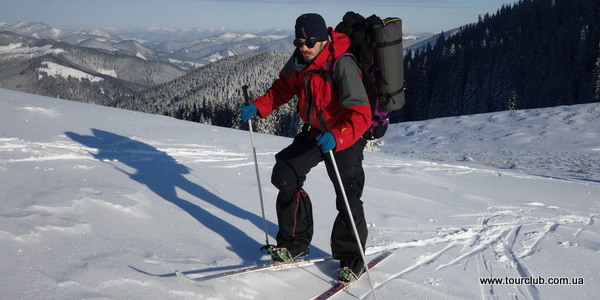 Skiing in the Carpathians