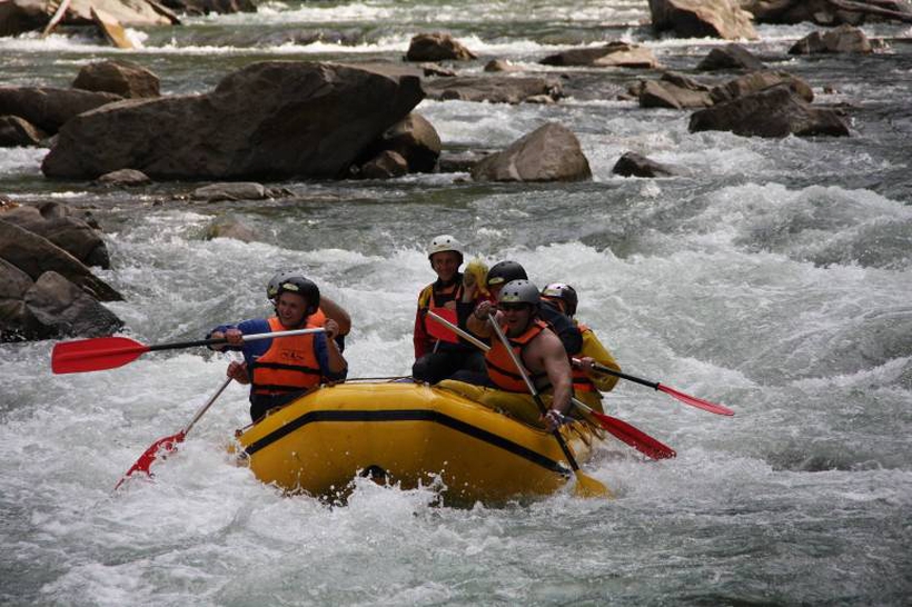 Rafting in the Carpathians