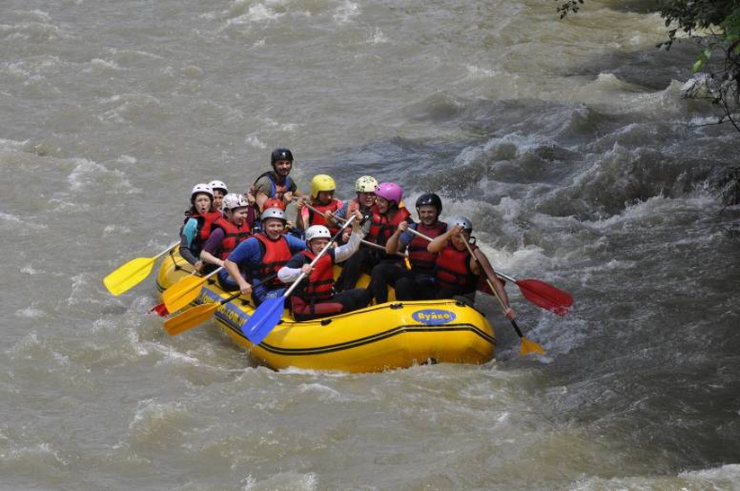 Rafting in the Carpathians