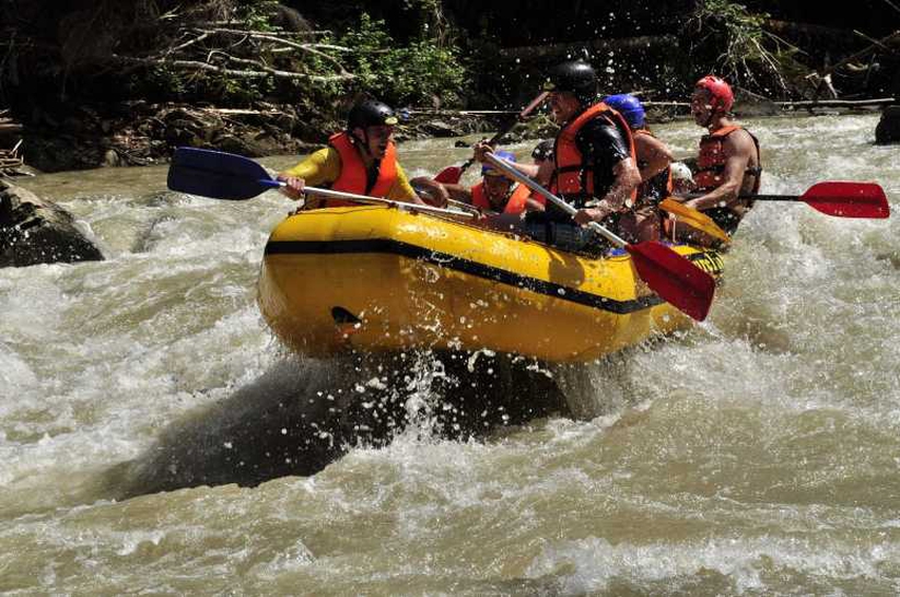 Rafting in the Carpathians