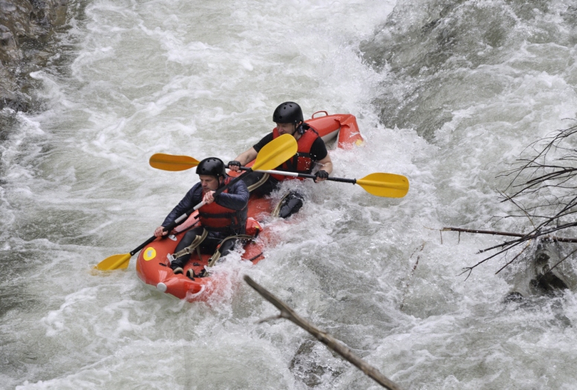 Rafting in April