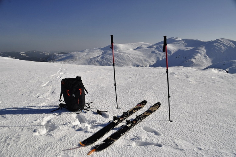 Carpathian Mountains in Winter