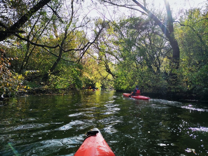 Rafting on the Smotrych river