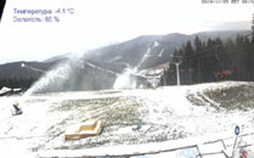 snow at bukovel