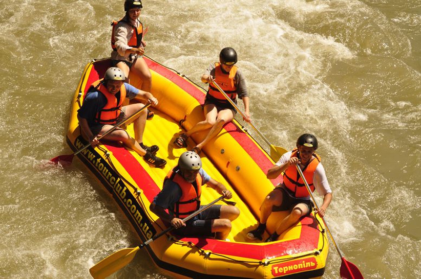 Rafting in the Carpathians