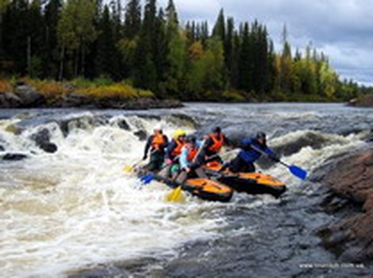 Rafting in Karelia