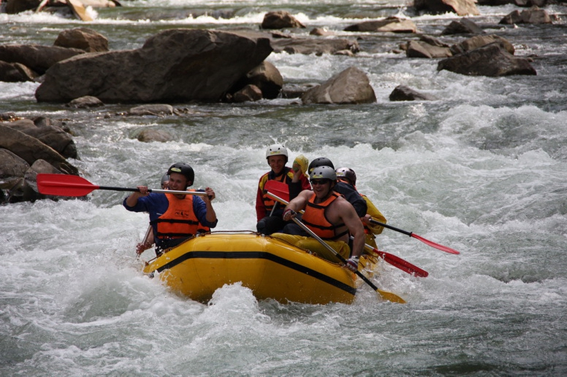 Rafting in the Carpathians
