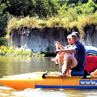 Zbruch River rafting tour to Khotyn