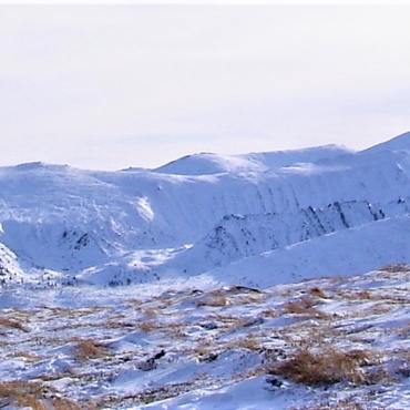 Winter treking to Hoverla