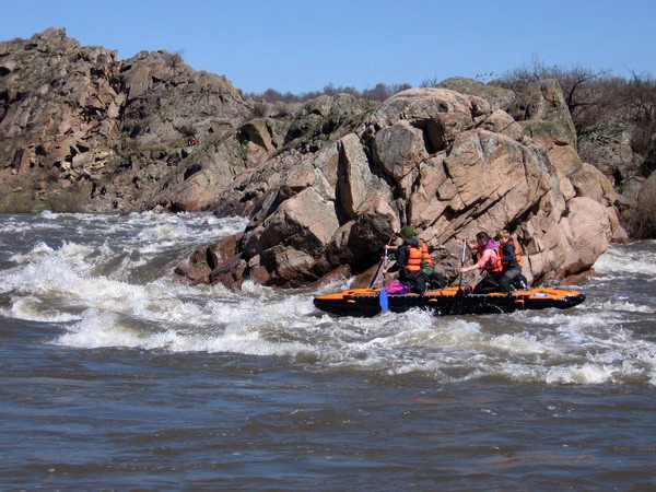 extremal rafting on the   Southern Bug